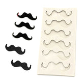 Molde Silicona Mostachos x 6
